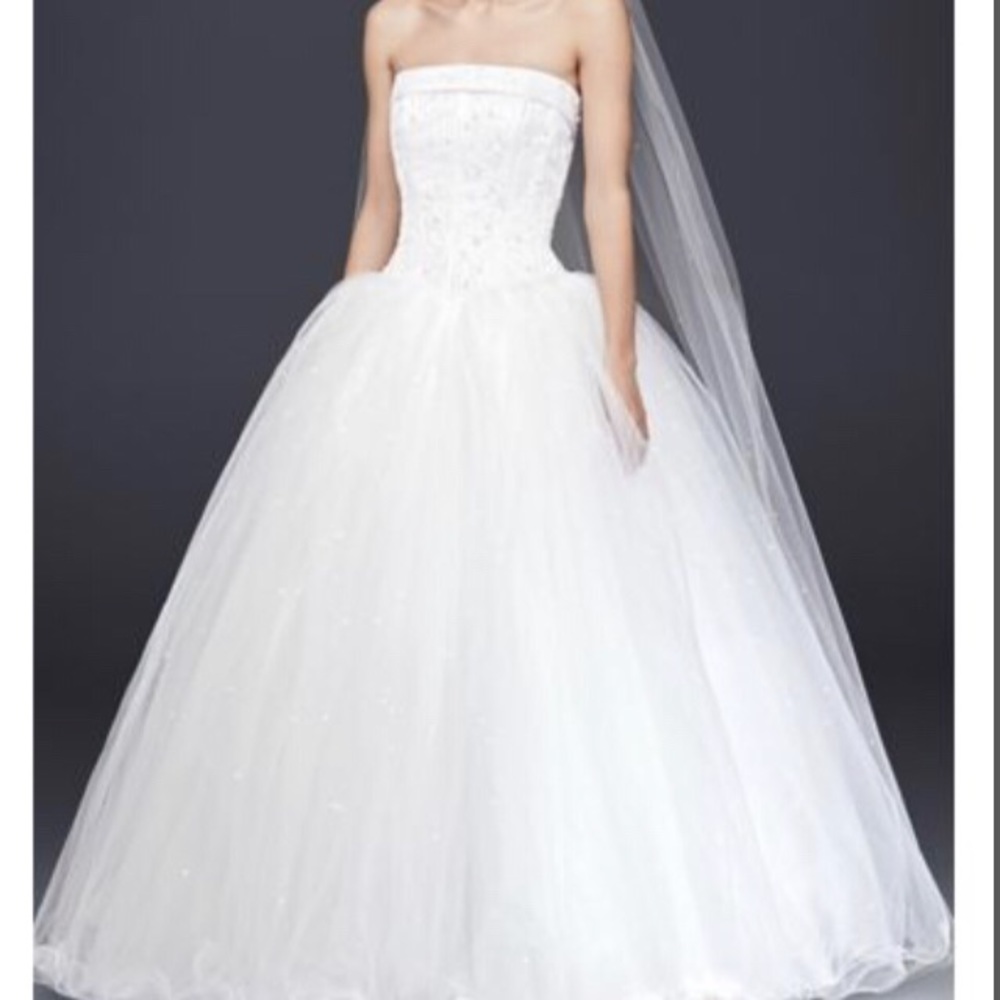White ballroom wedding dress